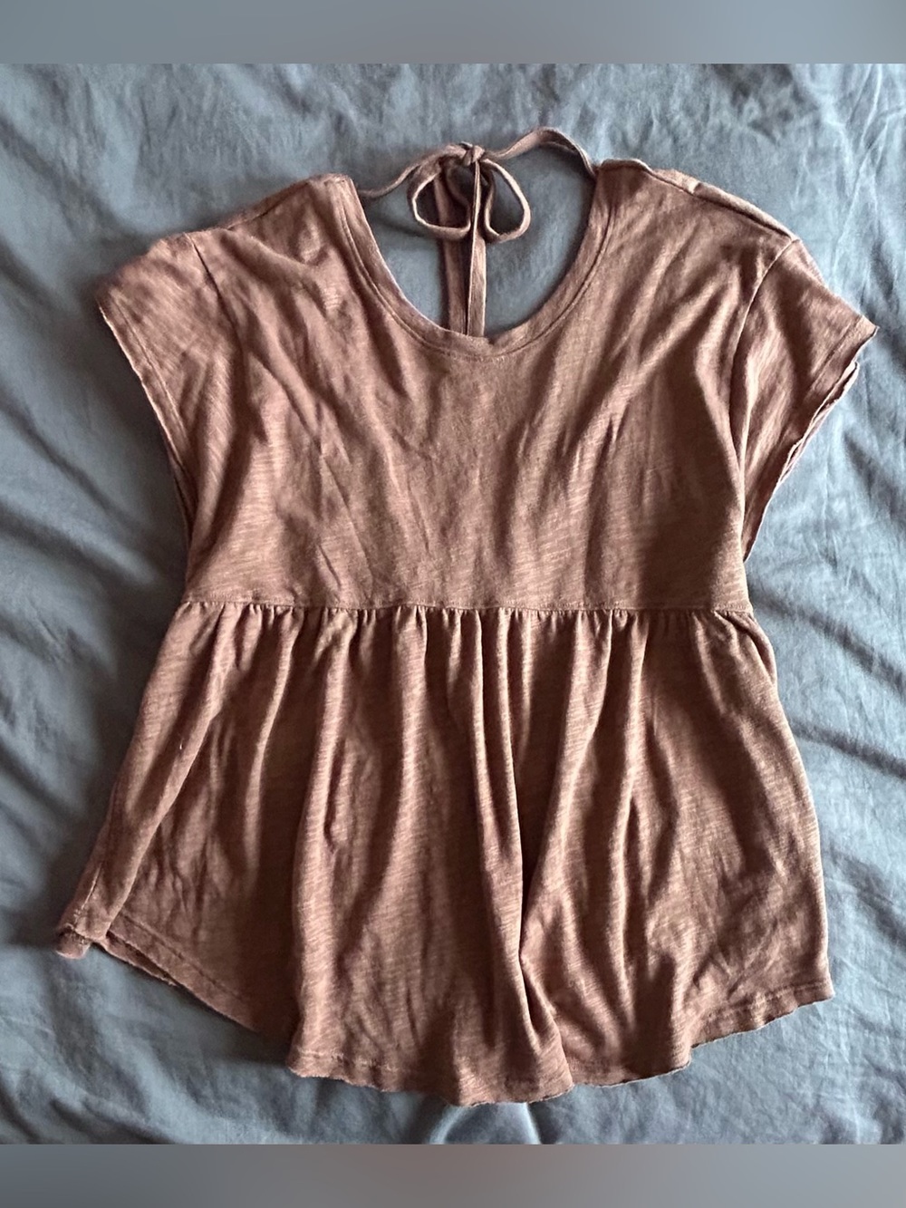 American Eagle Outfitters Babydoll Tie Back T-shirt